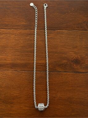 Crystal Barrel Slider Necklace
